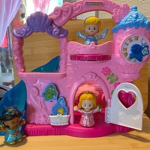 Fisher-Price Little People Pink and Blue Castle